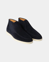 MARINA HIGH LOAFERS - NAVY BLUE