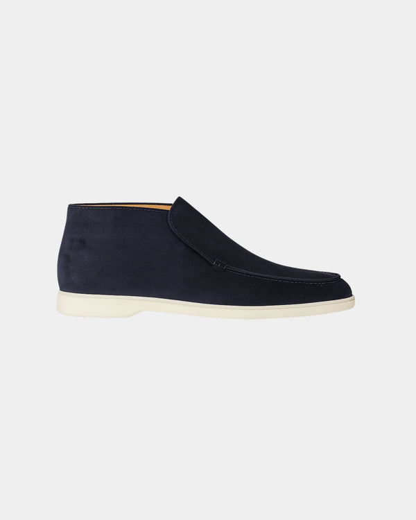 MARINA HIGH LOAFERS - NAVY BLUE