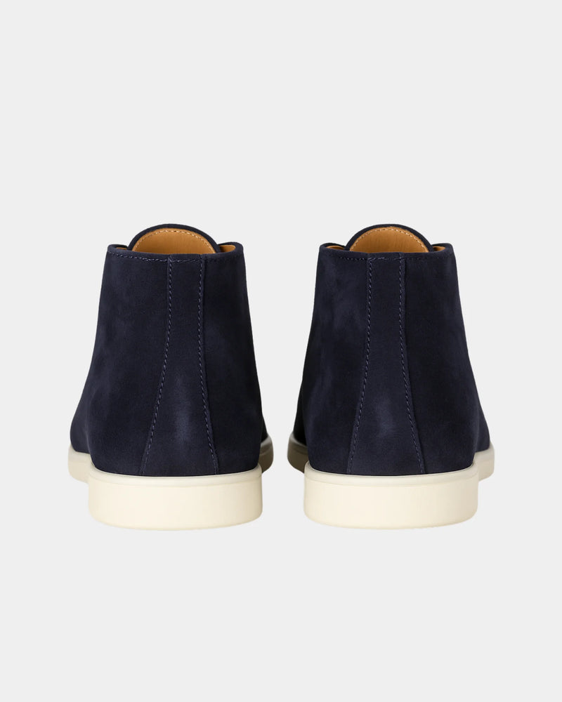 MARINA HIGH LOAFERS - NAVY BLUE