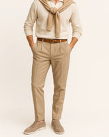 MARINA HIGH LOAFERS - BEIGE
