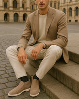 MARINA HIGH LOAFERS - BEIGE