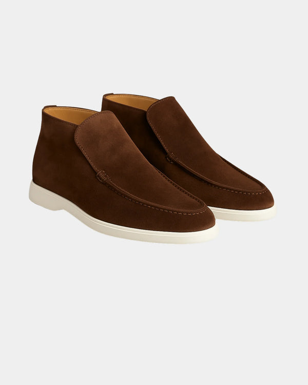 MARINA HIGH LOAFERS - BROWN