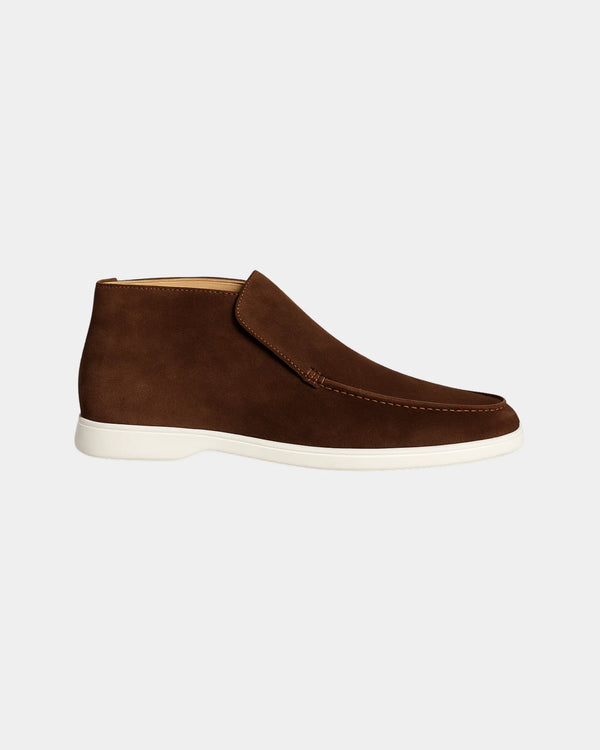 MARINA HIGH LOAFERS - BROWN
