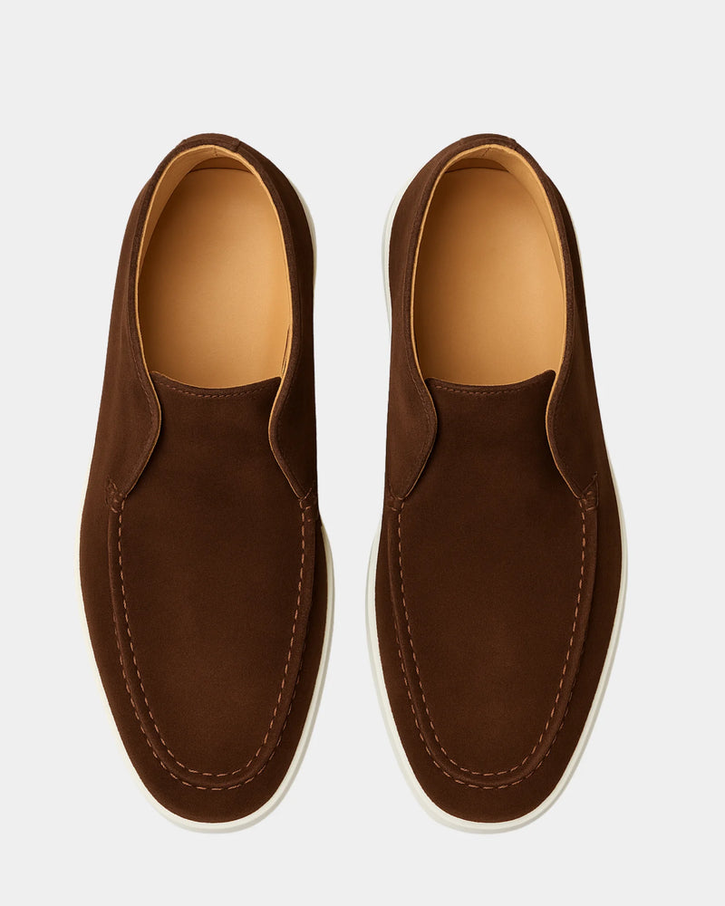 MARINA HIGH LOAFERS - BROWN
