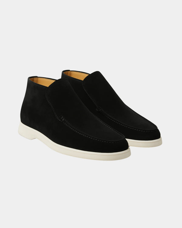 MARINA HIGH LOAFERS - BLACK
