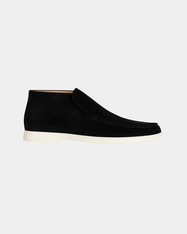 MARINA HIGH LOAFERS - BLACK