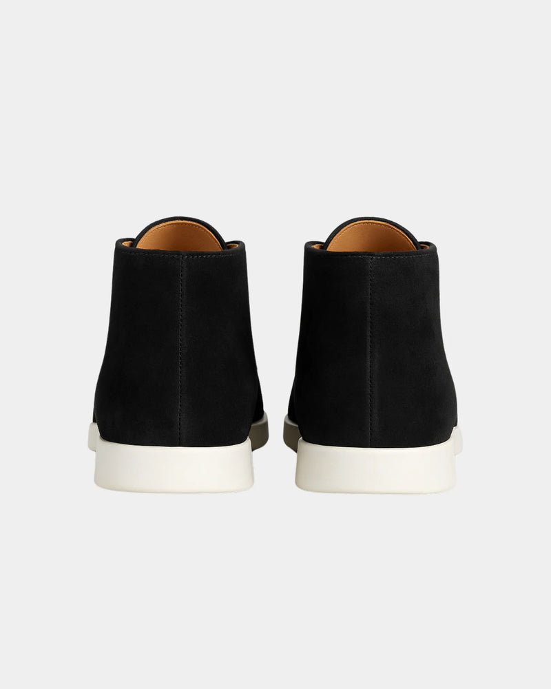MARINA HIGH LOAFERS - BLACK