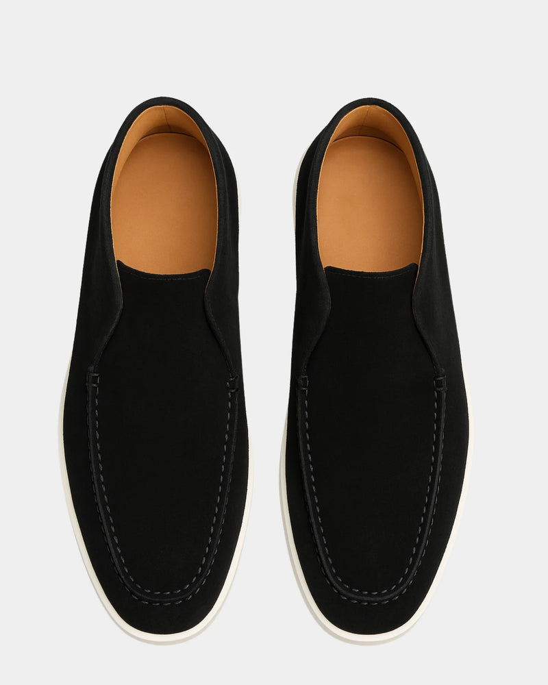 MARINA HIGH LOAFERS - BLACK